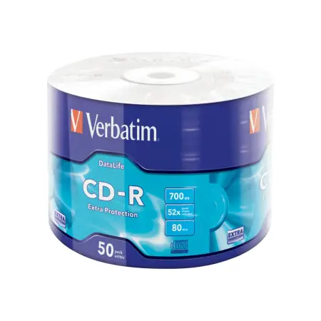 VERBATIM 43787 Verbatim CD-R wrap 50 700MB 52x DataLife EXTRA PROTECTION