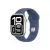 APPLE Watch SE GPS + Cellular 44mm Silver Aluminium Case with Denim Sport Band - S/M