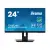 IIYAMA XUB2463HSU-B1 23.8inch ETE IPS EyeComfort/EyeSafe 2.0 FHD 100Hz 250cd/m2 3ms HDMI DP 2xUSB 3.2 Speakers 15cm Height Adj. (P)