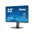 IIYAMA XUB3293UHSN-B5 32inch ETE IPS 3840x2160 UHD 1000:1 350cd/m2 4ms HDMI DP USB-C Dock LAN 65W PD Speakers 15cm Height Adj. (P)