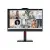 LENOVO T27hv-30 27inch IPS 2560x1440 16:9 75Hz 300cd/m2 4ms HDMI DP DP USB-C 3.2 G1 4xUSB 3.2 G1 USB-C 3.2 G1 RJ45 2x5W Raven Black